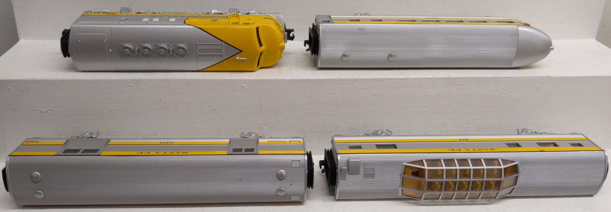 MTH 30-4186-1 Santa Fe RailKing F-3 O Gauge Passenger Train Set with PS 2.0 EX/Box