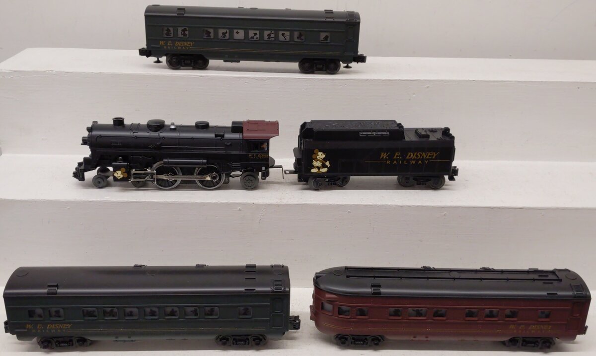 Lionel 6-30005 O Gauge W.E. Disney Railway Steam Train Set EX/Box