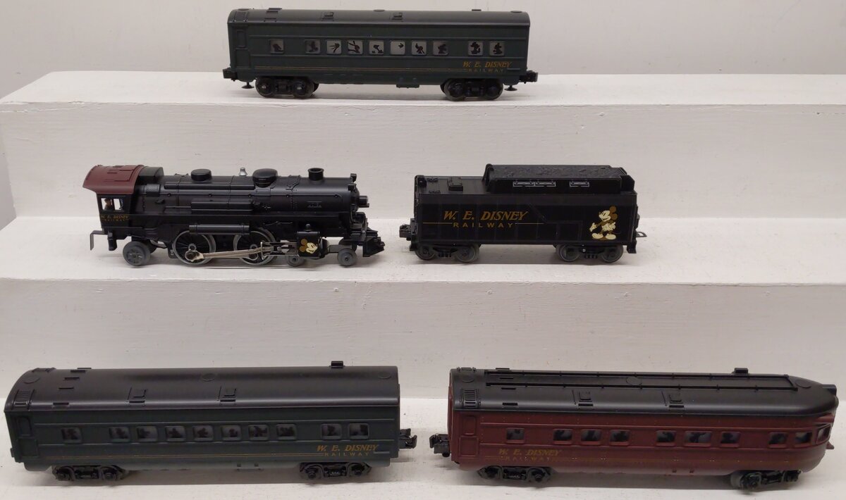 Lionel 6-30005 O Gauge W.E. Disney Railway Steam Train Set EX/Box