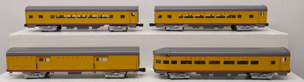 Lionel 6-39146 O Gauge Union Pacific Aluminum Passenger Car 4-Pack LN/Box