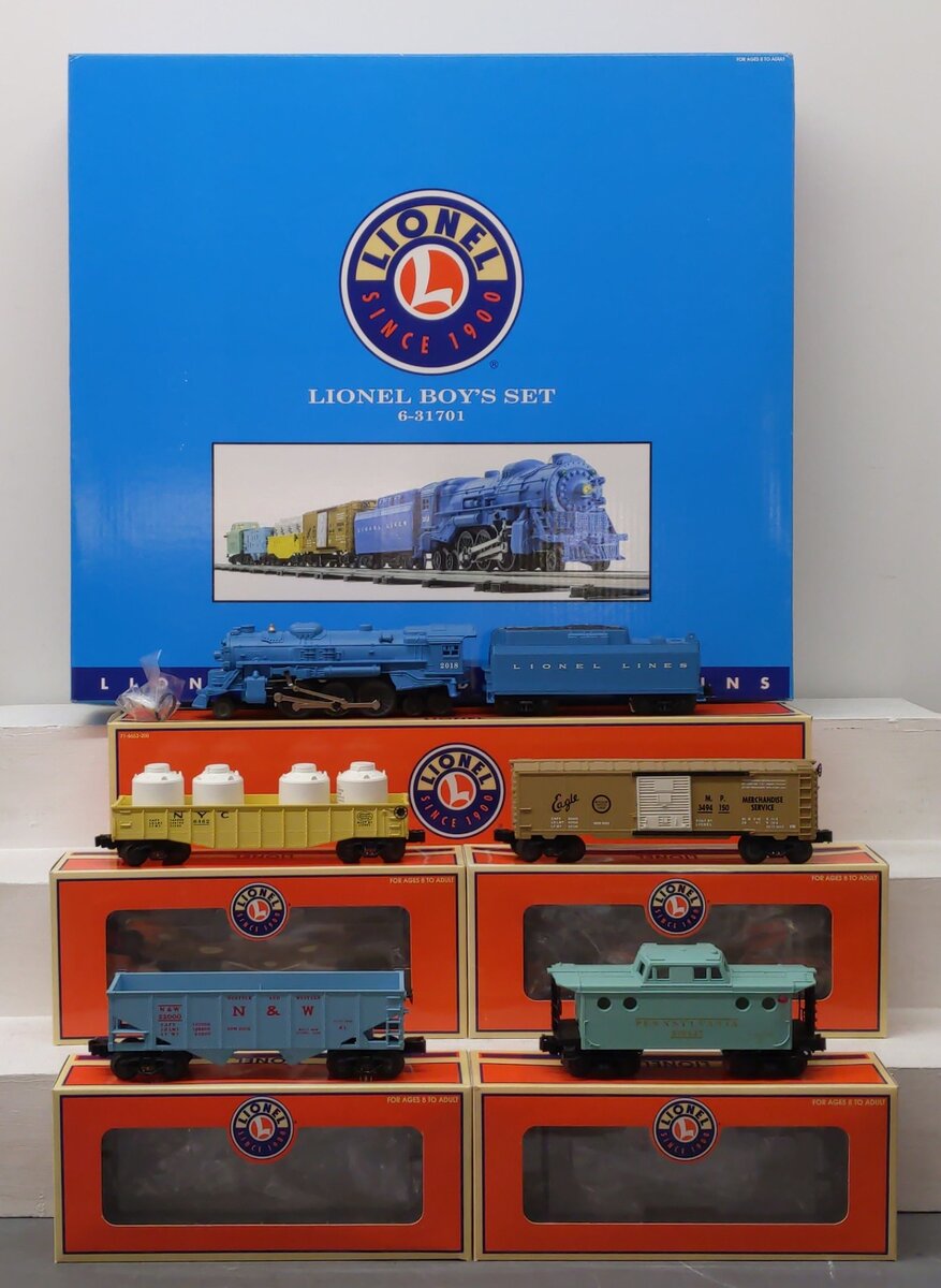 Lionel 6-31701 O Gauge Boy's Steam Train Set EX/Box