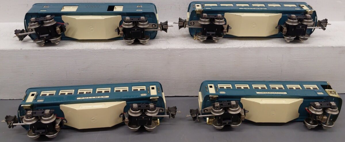 MTH 11-80040 Lionel Lines Tinplate 4-Car 2600 Series Set EX/Box