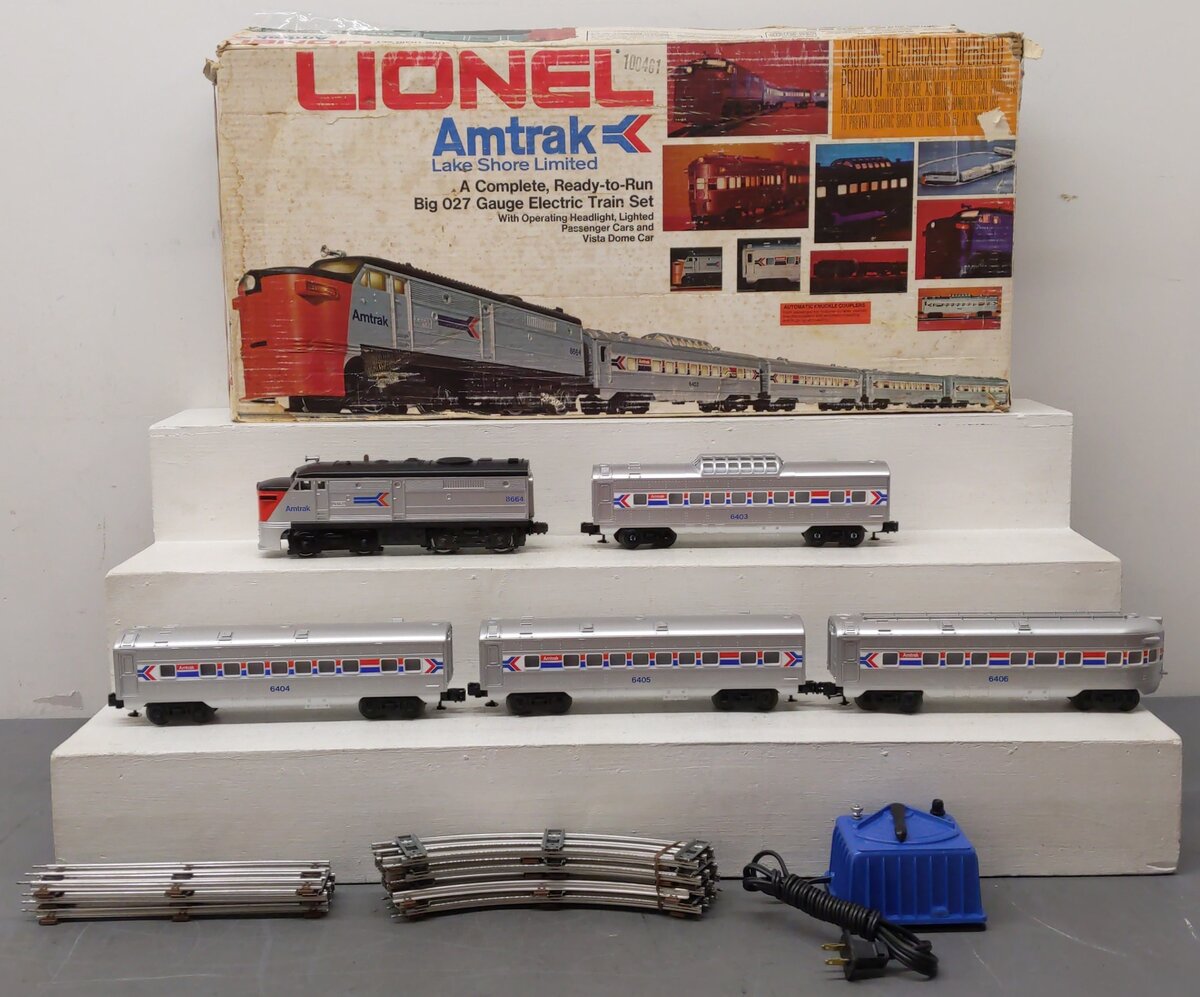 Lionel 6-1663 O Gauge Amtrak Lake Shore Limited Electric Train Set EX/Box