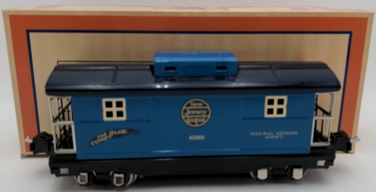MTH 11-70161 O Gauge Jersey Central  2817 Illuminated Caboose #42985 EX/Box