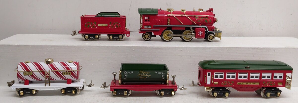 Lionel 6-51012 Tinplate Christmas O Gauge Steam Train Set LN/Box