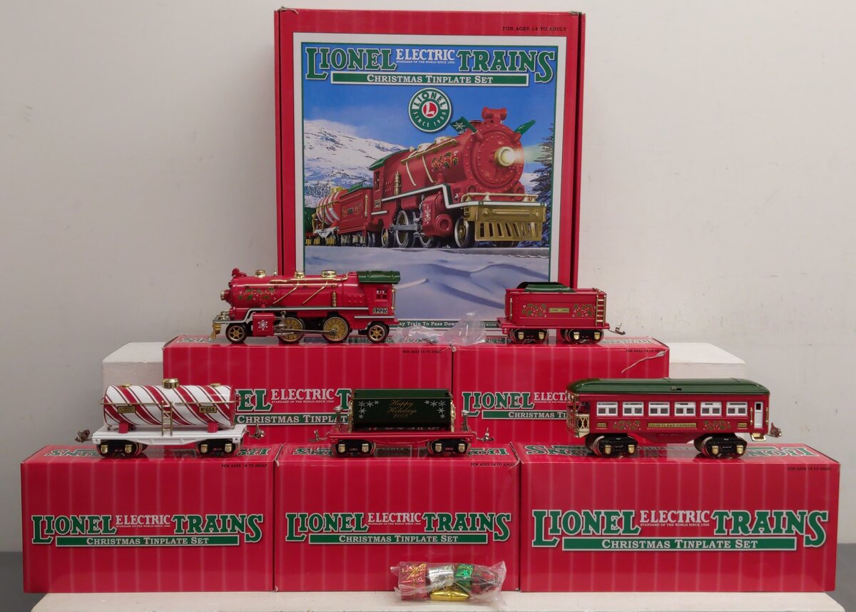 Lionel 6-51012 Tinplate Christmas O Gauge Steam Train Set LN/Box
