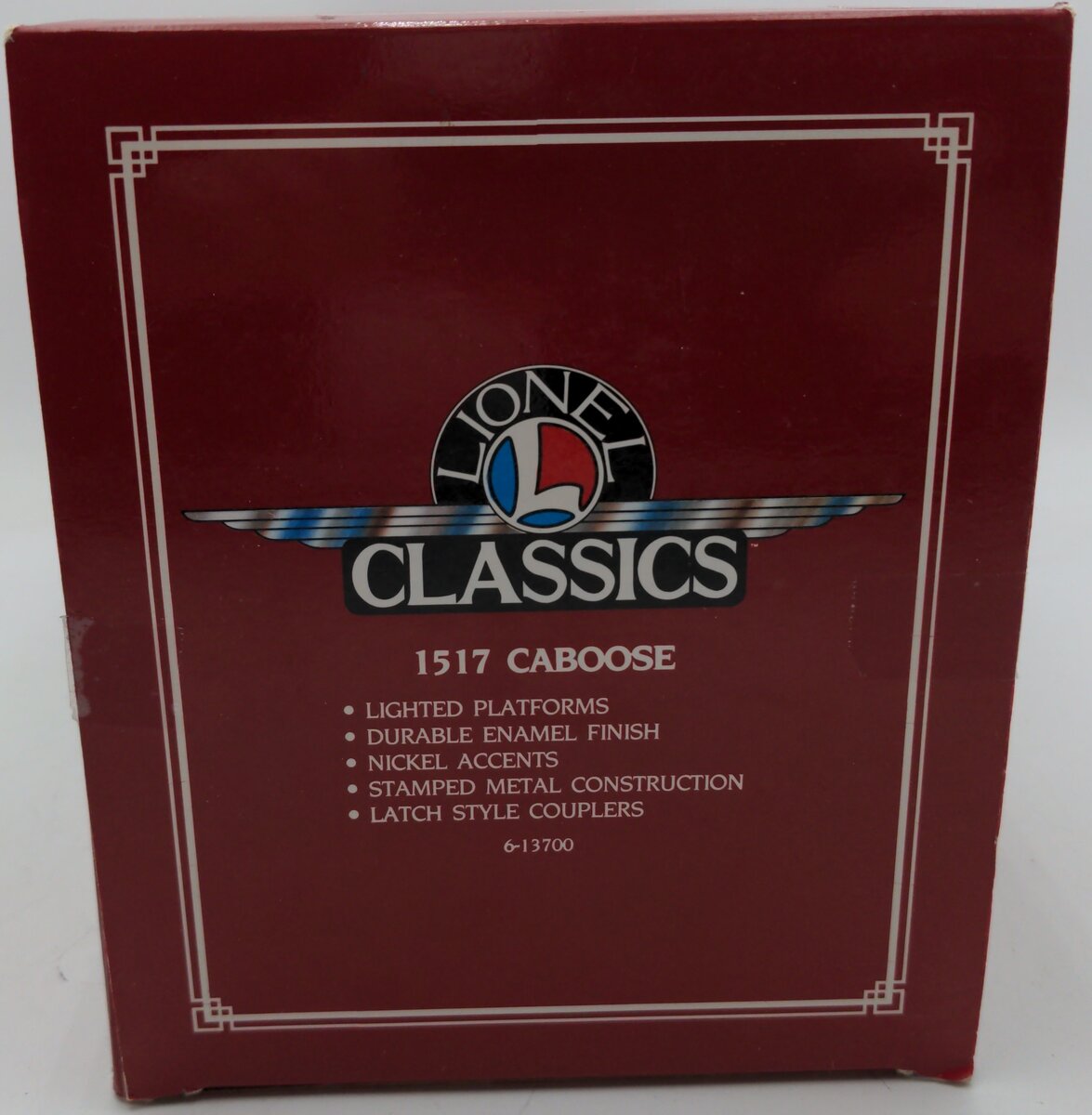 Lionel 6-13700 Standard Gauge Lionel Classics Caboose #1517 EX/Box