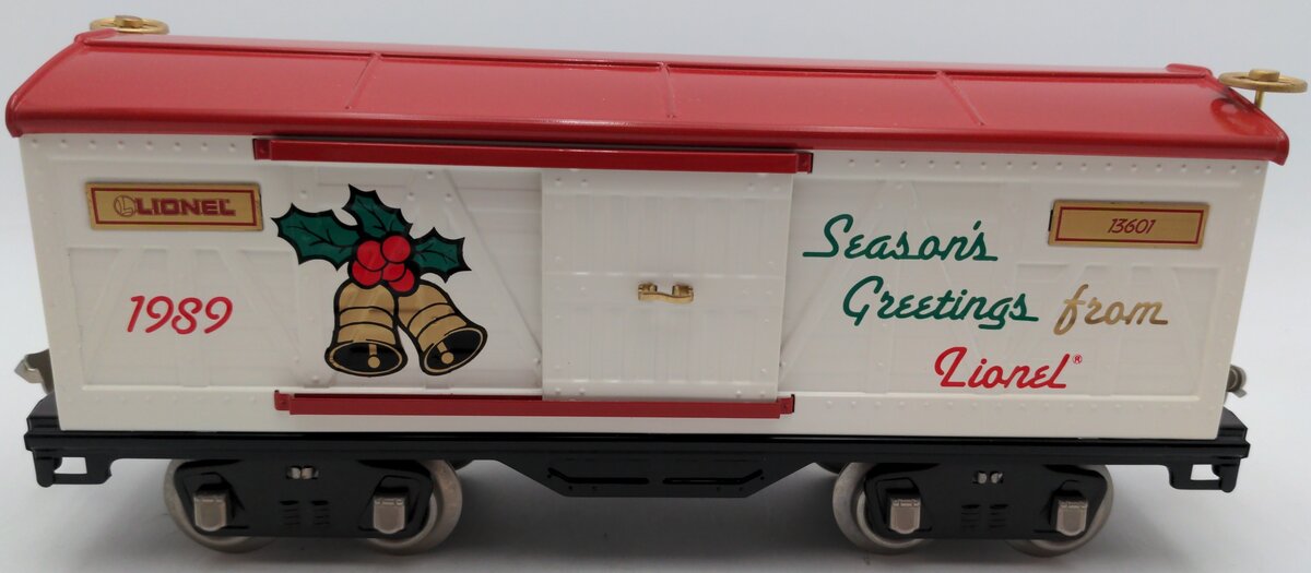 Lionel 6-13601 Standard Gauge 1989 Seasons Greetings Christmas Car LN/Box