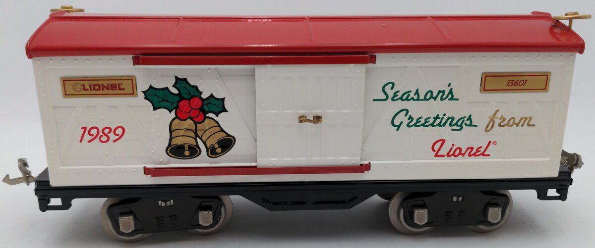Lionel 6-13601 Standard Gauge 1989 Seasons Greetings Christmas Car LN/Box