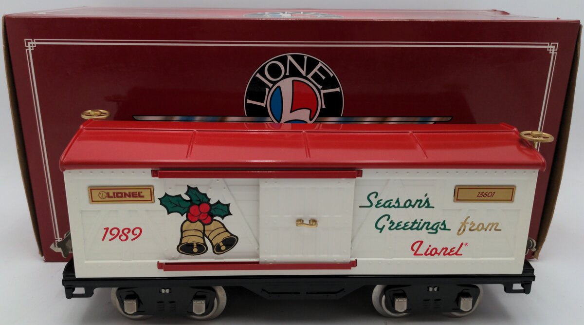 Lionel 6-13601 Standard Gauge 1989 Seasons Greetings Christmas Car LN/Box