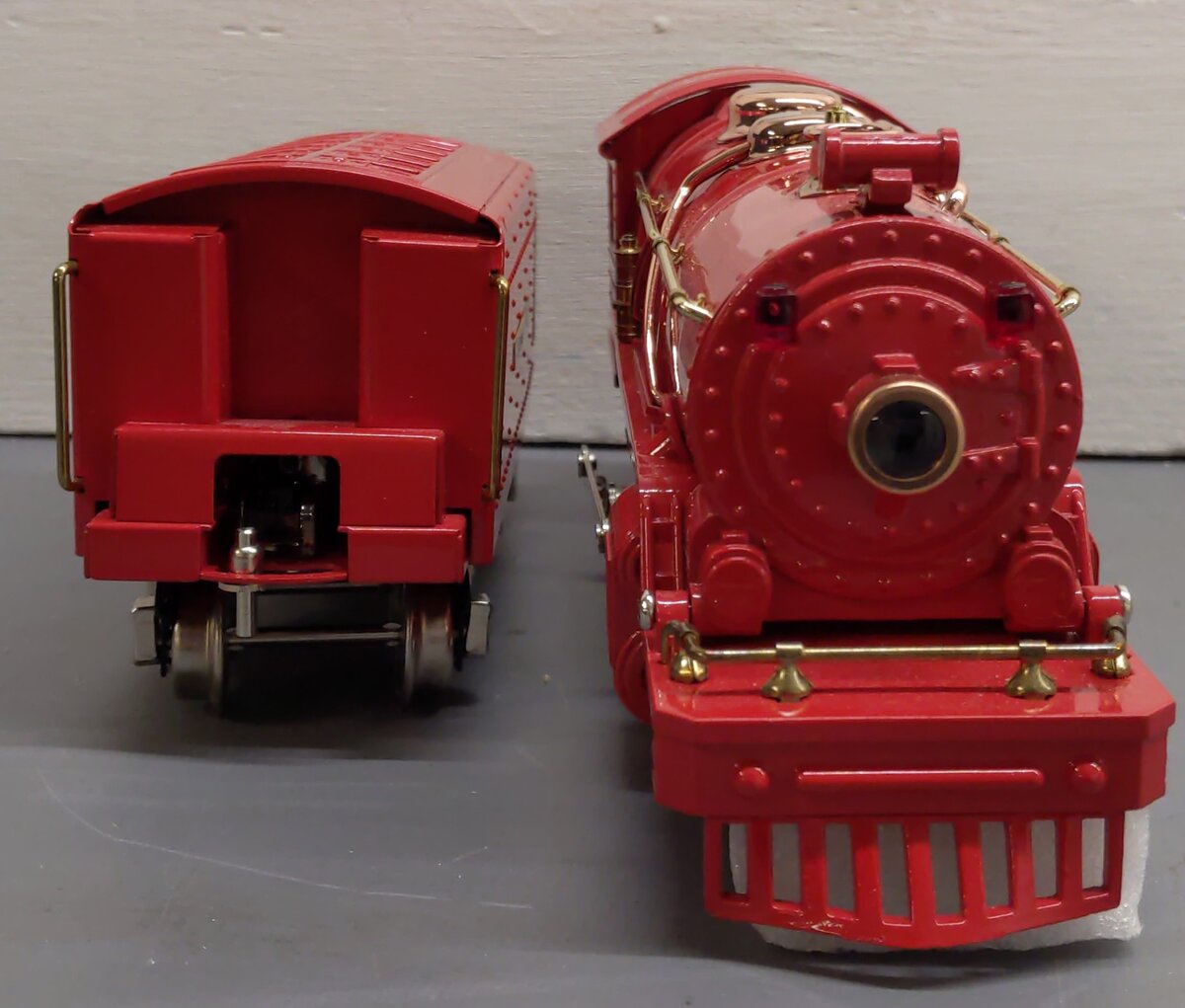 MTH 11-5505-1 Christmas Tinplate 249E O Gauge Steam Passenger Train Set w/PS 3.0