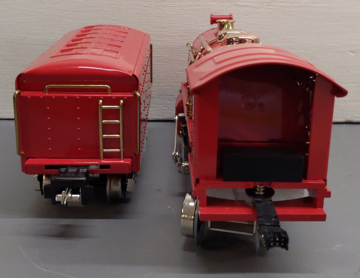 MTH 11-5505-1 Christmas Tinplate 249E O Gauge Steam Passenger Train Set w/PS 3.0