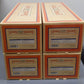 MTH 11-40128 STD Gauge Blue Comet "Christmas" 4 Car Passenger Set LN/Box