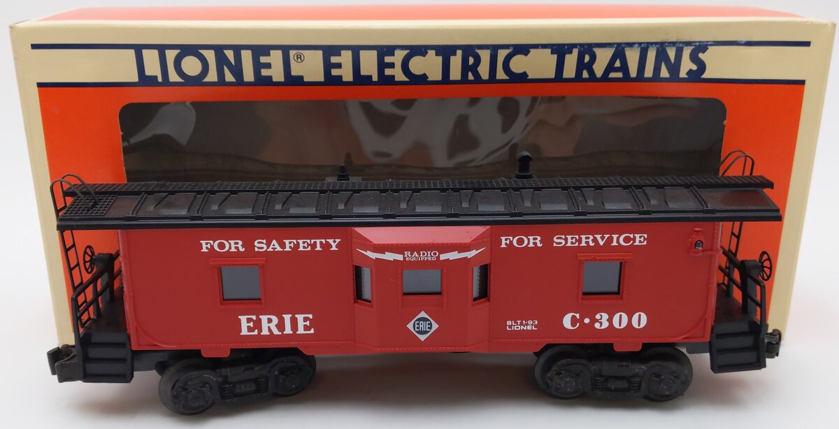 Lionel 6-19719 O Erie Bay Window Caboose W/Illuminated Interior #C-300 EX/Box