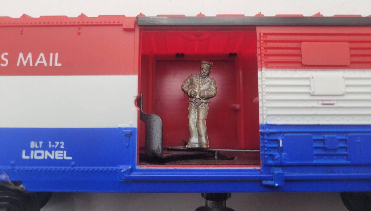 Lionel 6-9301 O Gauge US Mail Operating Boxcar #9301 VG/Box