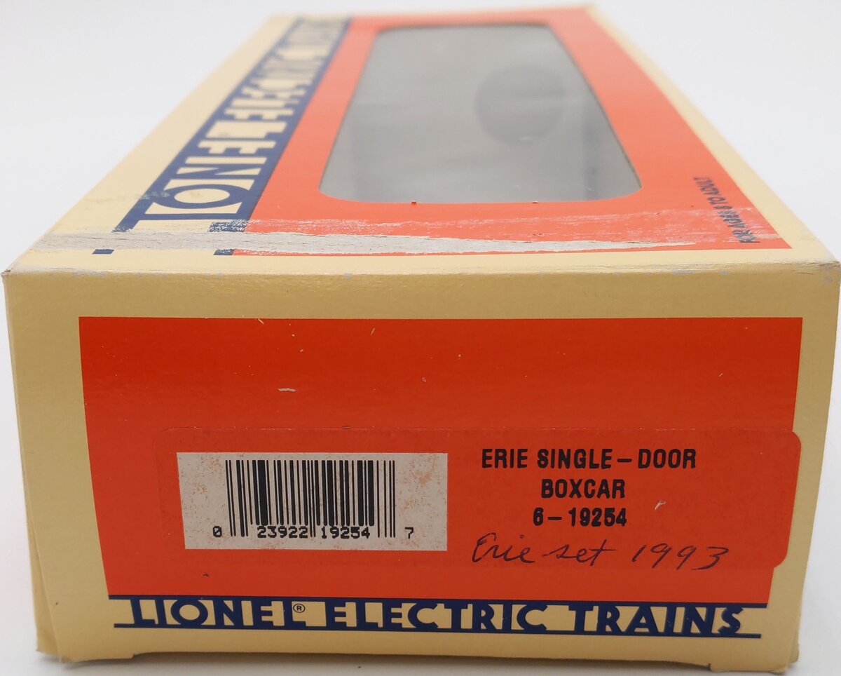 Lionel 6-19254 O Gauge Erie Single Door Boxcar #19254 EX/Box