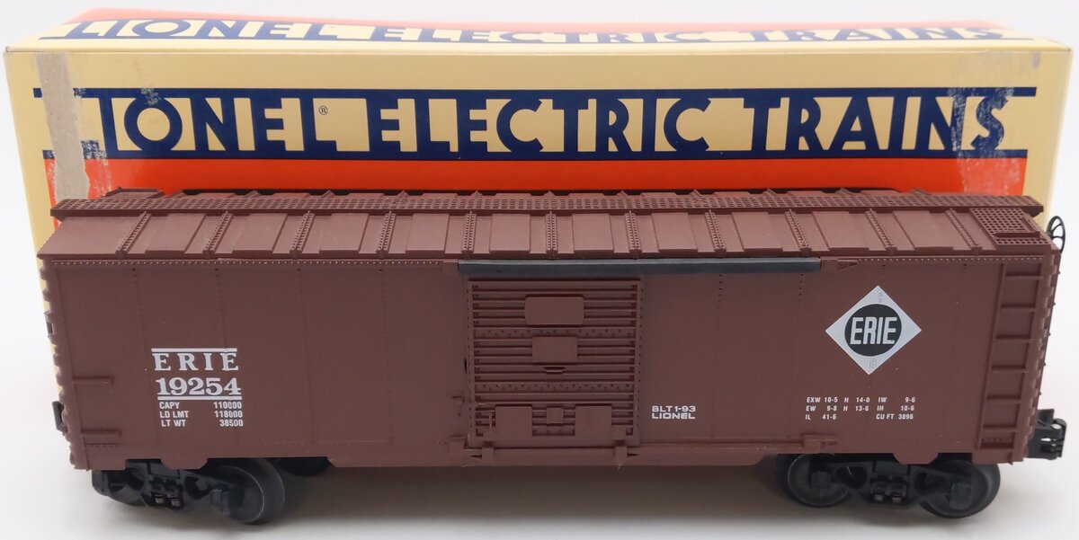 Lionel 6-19254 O Gauge Erie Single Door Boxcar #19254 EX/Box