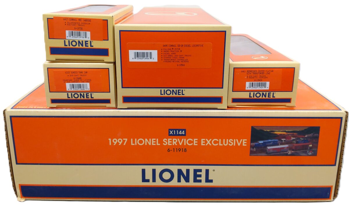 Lionel 6-11918 O Gauge 1997 Lionel Service Exclusive Conrail Diesel Train Set LN/Box
