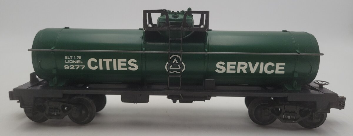 Lionel 6-9277 O Gauge Cities Service Single Dome Tank Car VG