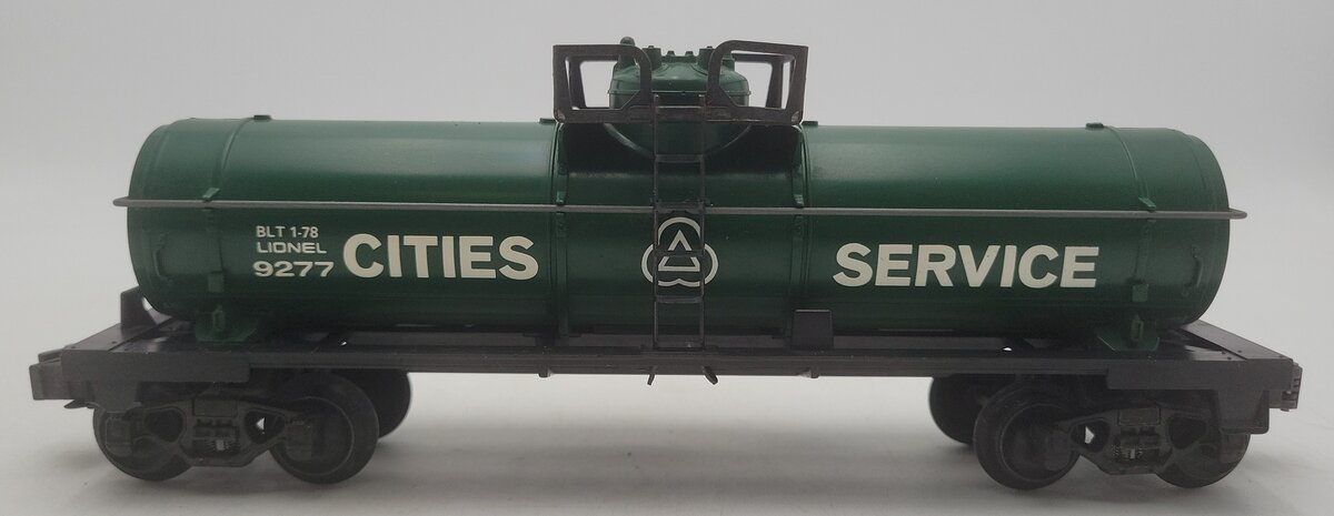 Lionel 6-9277 O Gauge Cities Service Single Dome Tank Car VG