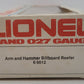 Lionel 6-9812 O Gauge Arm & Hammer Billboard Refrigerator Car #9812 EX/Box
