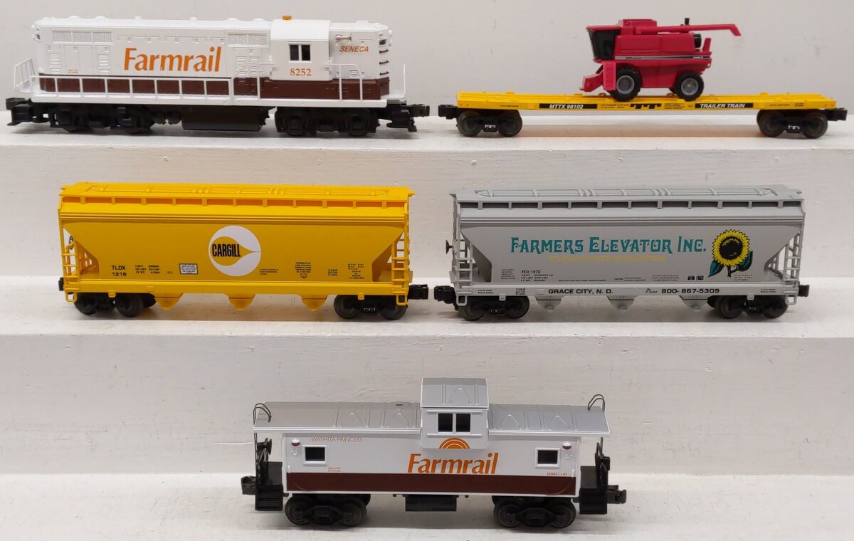 Lionel 6-11983 O Gauge Farmrail Agricultural Diesel Train Set EX/Box