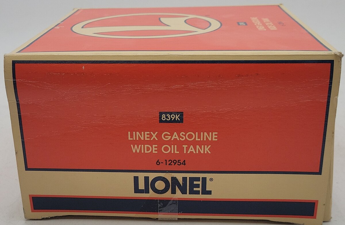 Lionel 6-12954 O 839K Linex Gasoline Wilde Oil Tank EX/Box