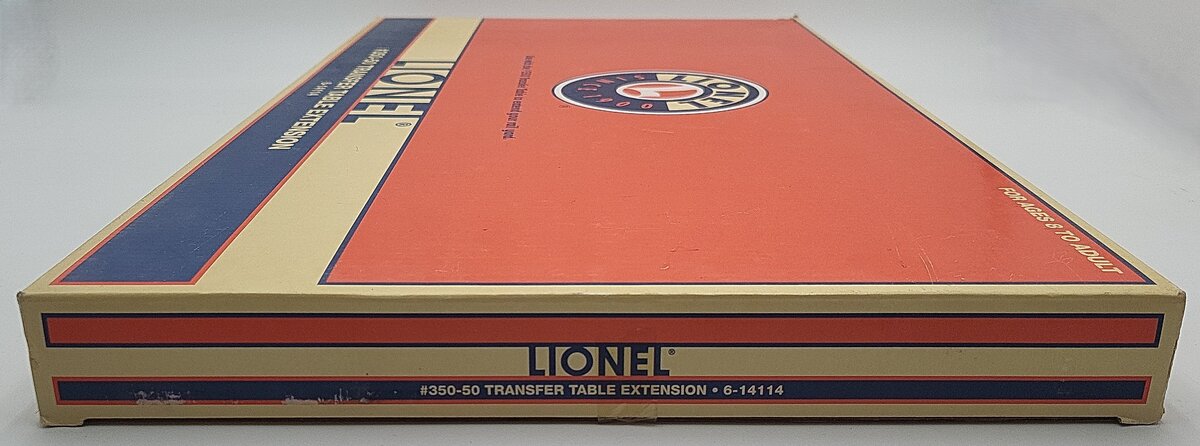Lionel 6-14114 O Engine Transfer Table Extension EX/Box