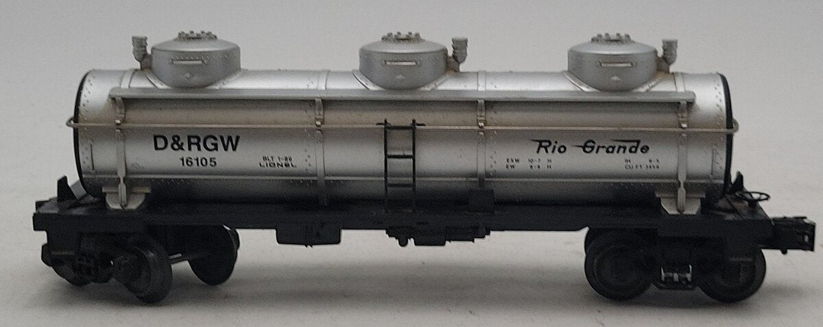 Lionel 6-16105 O Denver & Rio Grande Triple Dome Tank Car LN
