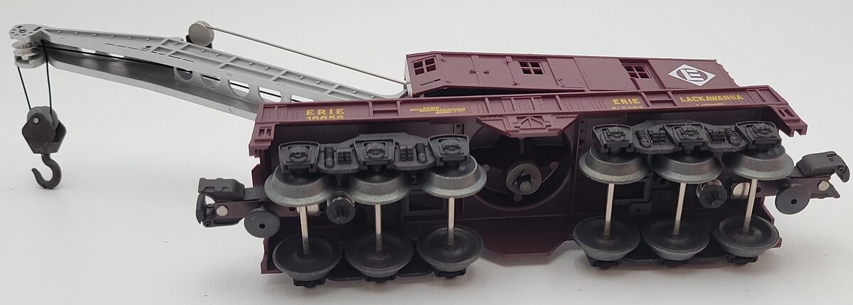 Lionel 6-16658 O Gauge Erie Lackawanna 6- Wheel Crane Car EX/Box
