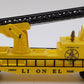 Lionel 6-16660 O Gauge Lionel Operating Fire Car With Ladders (Yellow) EX/Box