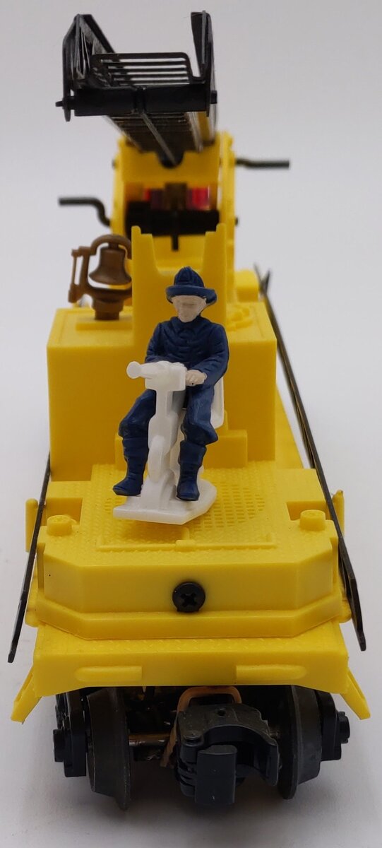 Lionel 6-16660 O Gauge Lionel Operating Fire Car With Ladders (Yellow) EX/Box