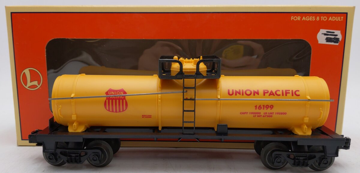 Lionel 6-16199 O Gauge Union Pacific Single Dome Tank Car EX/Box