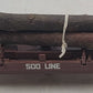 Lionel 6-16612 O Gauge SOO Line Operating Log Dump Car LN/Box