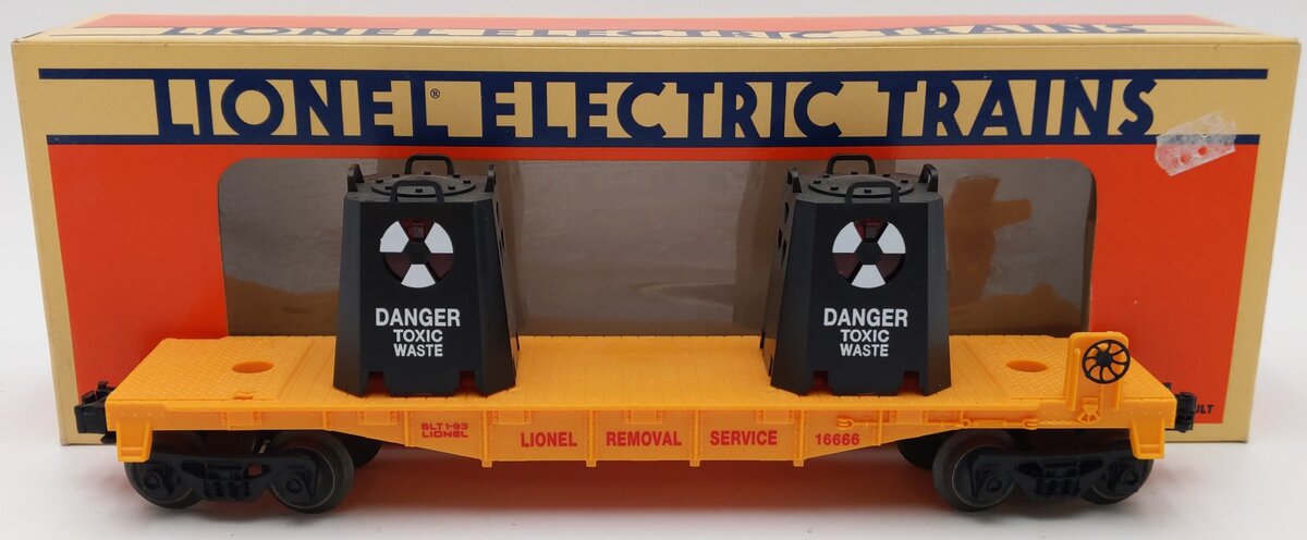 Lionel 6-16666 O Gauge Lionel Toxic Waste Car LN/Box