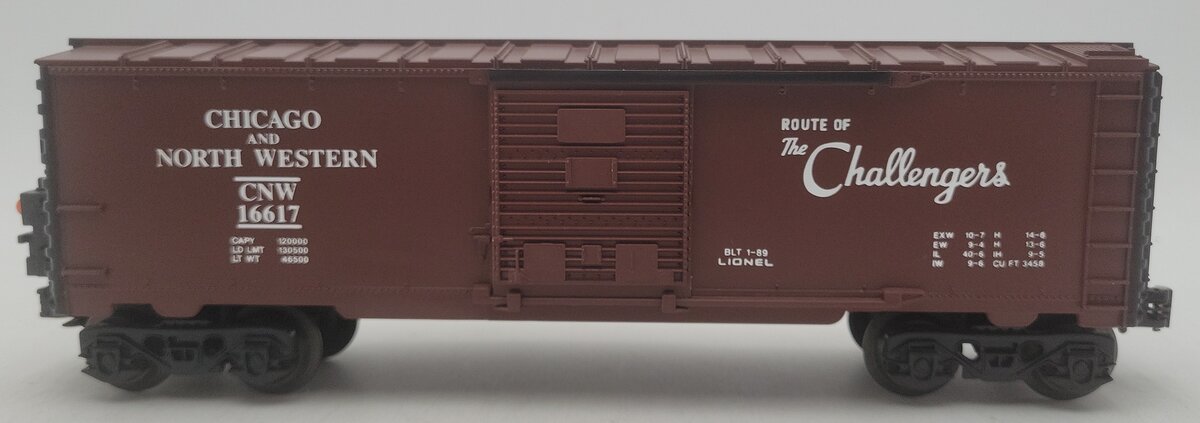 Lionel 6-16617 O Gauge Chicago & Northwestern Boxcar with ETD EX/Box