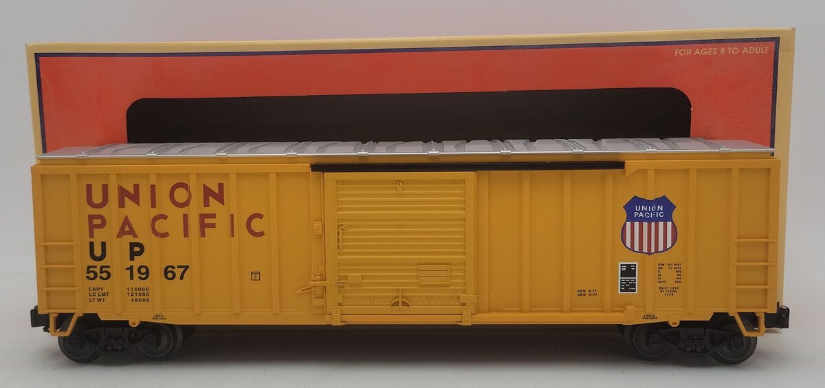 Lionel 6-17254 O Gauge Union Pacific 50' Modern Boxcar #551967 EX/Box
