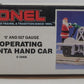 Lionel 6-18408 O Gauge Operating Santa White Hand Car EX/Box