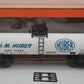 Lionel 6-17913 O Gauge JM Huber Unibody Tank Car #76295 EX/Box