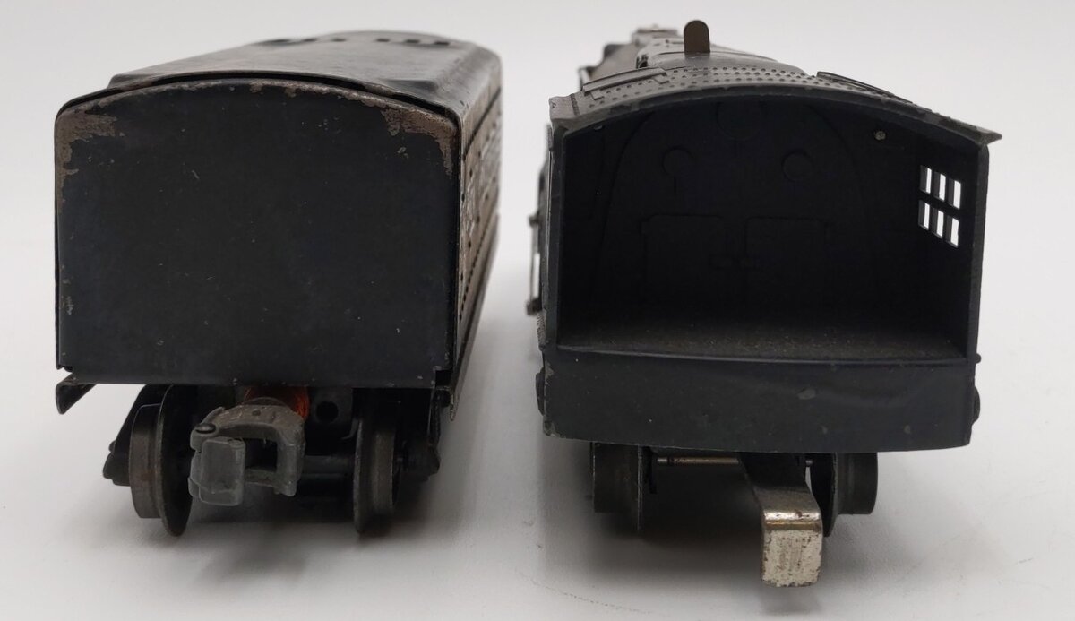 Lionel 221 Vintage O NYC Dreyfuss Black 2-6-4 Steam Locomotive & 221-T Tender VG