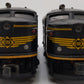 Lionel 2032 Vintage O Erie Alco AA Diesel Locomotive Set EX