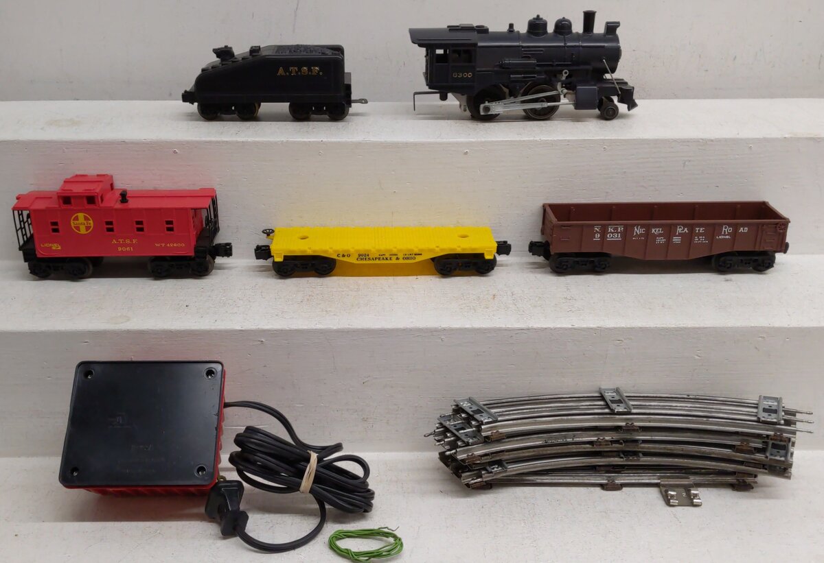 Lionel 6-1381 O Gauge AT&SF Cannonball Train Set EX/Box