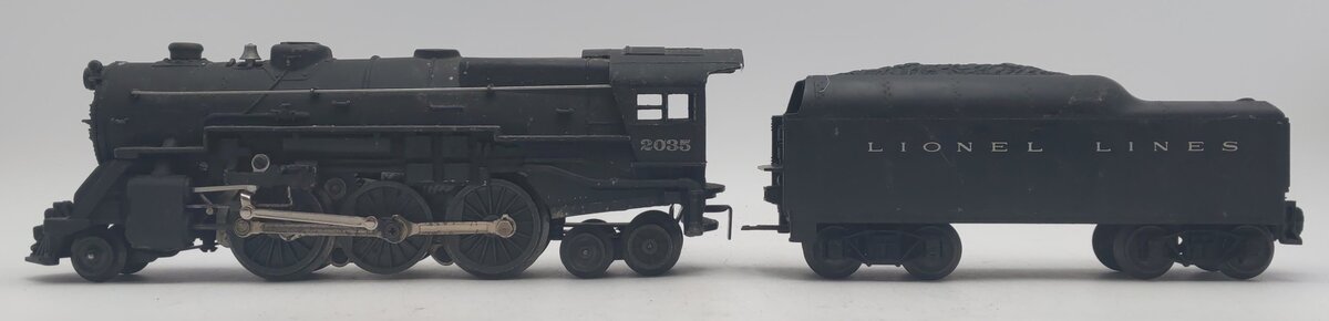 Lionel 2035 Vintage O 2-6-4 Die-Cast Steam Locomotive & Tender VG