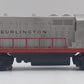 Lionel 2328 Vintage O Burlington GP-7 Powered EMD Diesel Locomotive VG