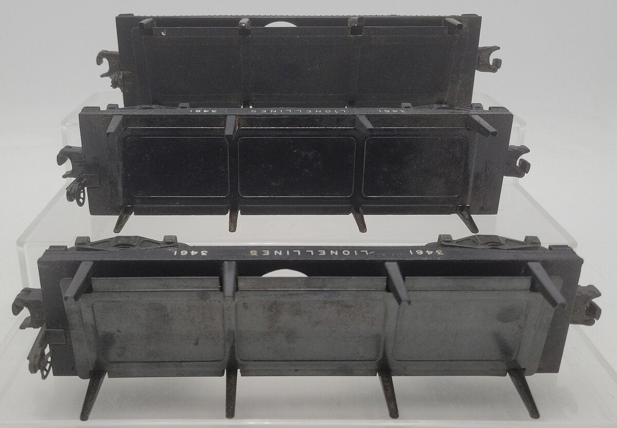 Lionel 3461 Vintage O Lionel Lines Operating Log Dump Cars [3] VG
