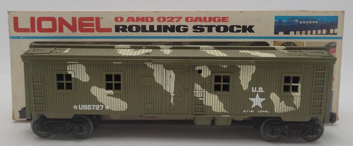 Lionel 6-5727 O Gauge US Marines Bunk Car EX/Box