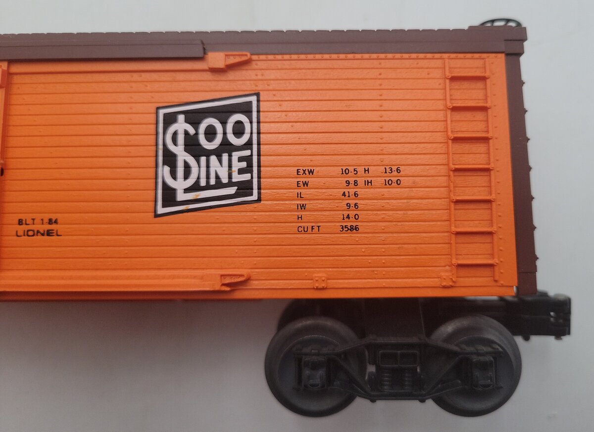 Lionel 6-5721 O Gauge SOO Line Woodside Reefer Car EX