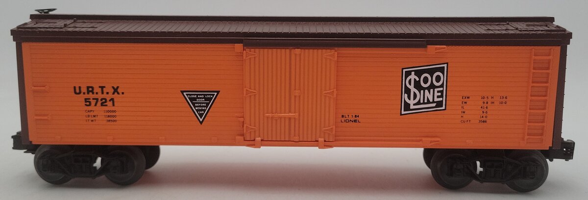 Lionel 6-5721 O Gauge SOO Line Woodside Reefer Car EX
