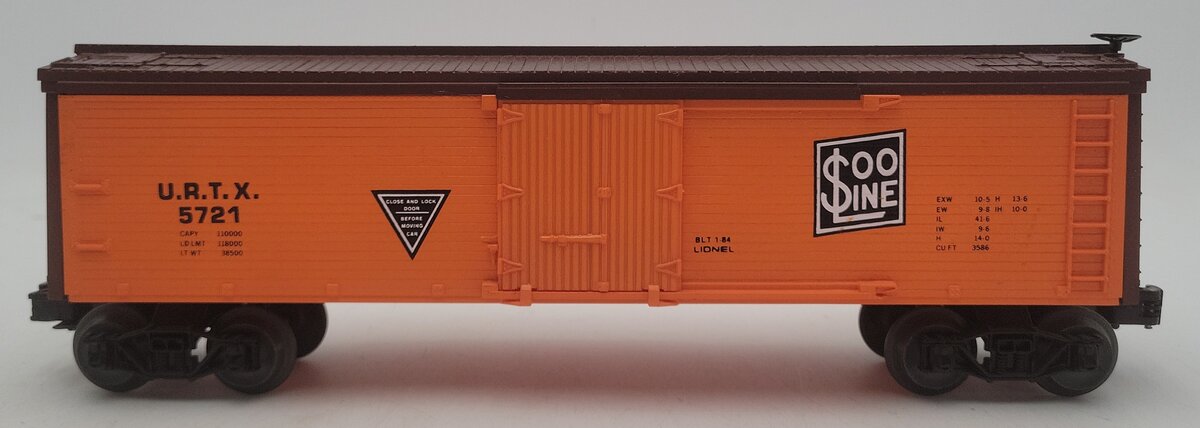Lionel 6-5721 O Gauge SOO Line Woodside Reefer Car EX