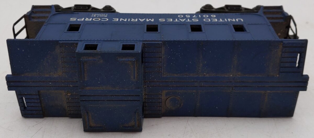 Lionel 6017-50 Vintage O USMC Blue Caboose VG